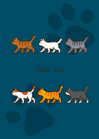 貓咪散步中(神秘青藏色)