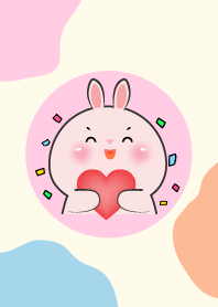 Simple Emotions Of Pink  Rabbit Theme