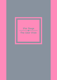 Star Rouge - One Color Style