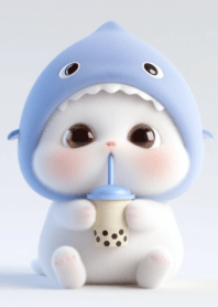 Cute fat cat round body_67