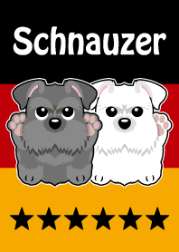Schnauzer White & Black