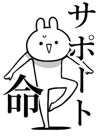 【サポート】命！!好きすぎる名前着せかえ