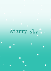 starry sky (turquoise gradation)