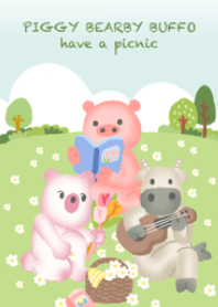 PIGGY BEARBY BUFFO มาปิกนิก