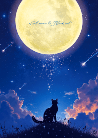 Bring good luck Full moon & Cat 21