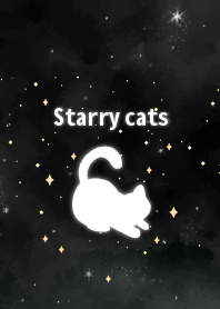 Starry cats (Black)