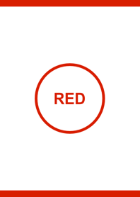 Simple White & Red No.3-3