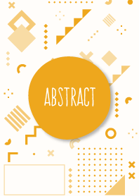 Abstract Full Geo White Yellow