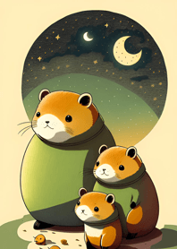 Ukiyo-e - Capybara 0C09c1