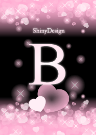 B-Initial- Pink Heart