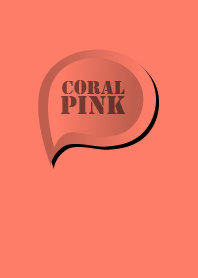 Coral Pink Button