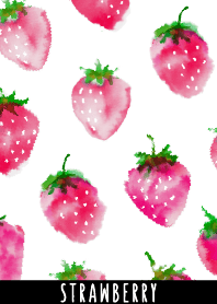 オトナ水彩画: ストロベリーズピンク
