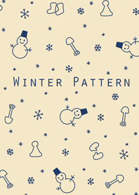 冬のアイテムパターン