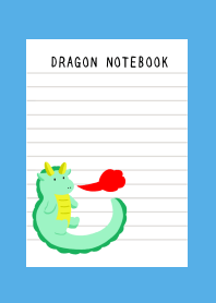 DRAGON NOTEBOOKj-BLUE