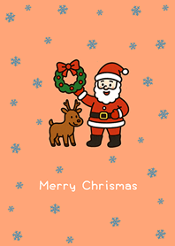 嗨聖誕節(淺橘色)