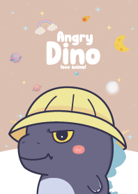 Angry Dino Cutie Galaxy Brown