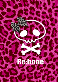Re:bone【リ・ボーン】ピンクのヒョウ柄