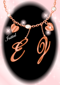 【E&Q】イニシャル運気UP!ピンクゴールド