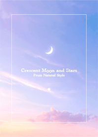 Crescent Moon and Stars64/Natural Style