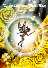 Tinkerbell and Gold Rose2#