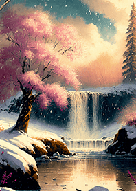 優美な冬の風景の着せかえ(Winter-1899)
