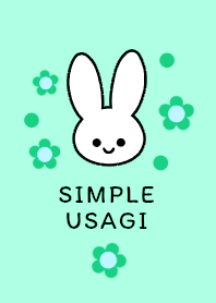 SIMPLE USAGI -FLOWER- THEME 185