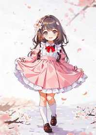 Healing cute girl flower 1.1