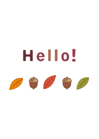 Hello Autumn!