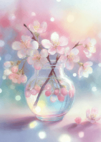Cherry blossoms in a glass bottle! Vol.1