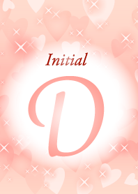 D-Initial-heart-Red