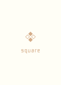 simple square [beige]