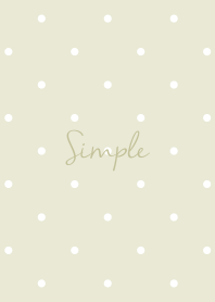 dull simple Polka dot olive