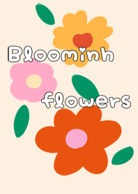 blooming flowers.