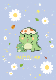 Dino Daisy Flower Lover