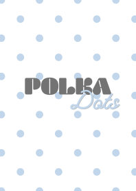 Polka Dots (Light Blue & White)