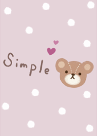 Simple and cute teddy bear3.