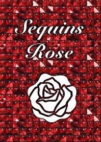Sequins Rose-Red