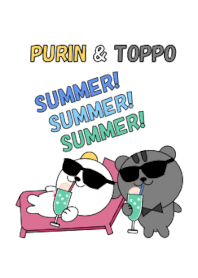 Purin and Toppo's vacation. (drink)A
