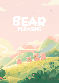 Happy bear in the green mountain 3