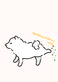 Sparkling Shiba Inu -white-