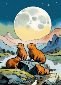 Ukiyo-e - Capybara 8e8836