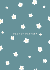 Floret Pattern  - VSC 01-03 Blue