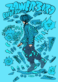 SKY SKATER blue gear 001