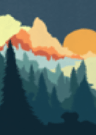 ภูเขาในค่ำคืนที่เยือกเย็น