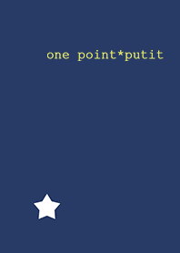 one point*putit star