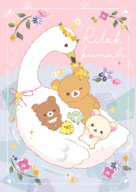 Rilakkuma: Swan and Gold Flower
