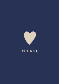 Navy and beige hearts..