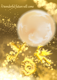 The golden universe and the holy beast.