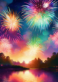 Beautiful Fireworks Theme#308