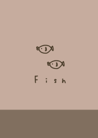 beige and greige. fish.